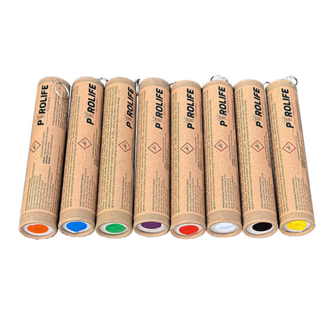 Gros fumigène de couleur double sortie